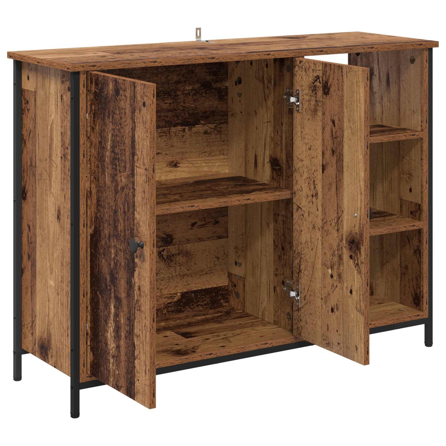 vidaXL Πλαϊνό γραφείο Παλιό Ξύλο 100 x 33 x 75 εκ Επεξεργασμένο ξύλο