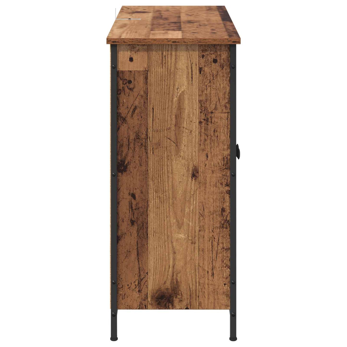 vidaXL Πλαϊνό γραφείο Παλιό Ξύλο 100 x 33 x 75 εκ Επεξεργασμένο ξύλο