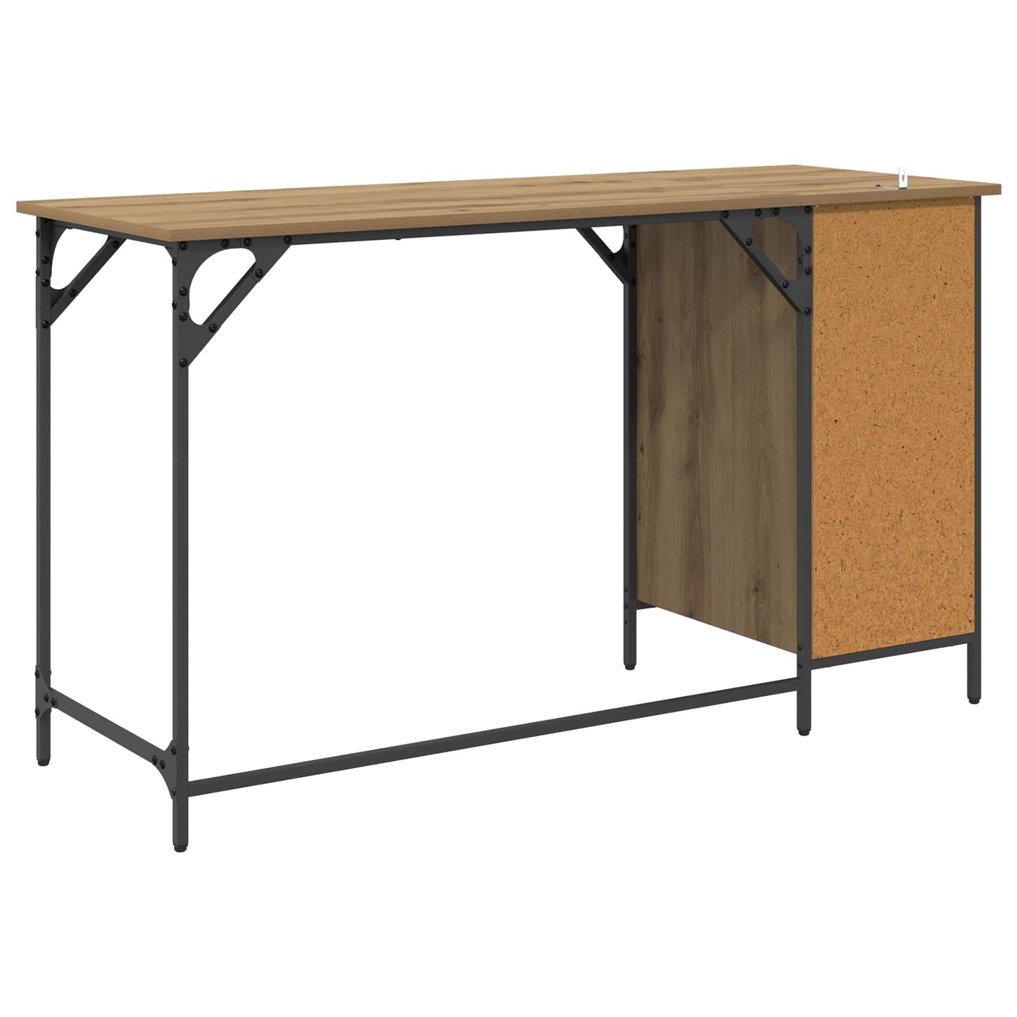 vidaXL Γραφείο Υπολογιστή Artisan Oak 131 x 48 x 75 εκ.