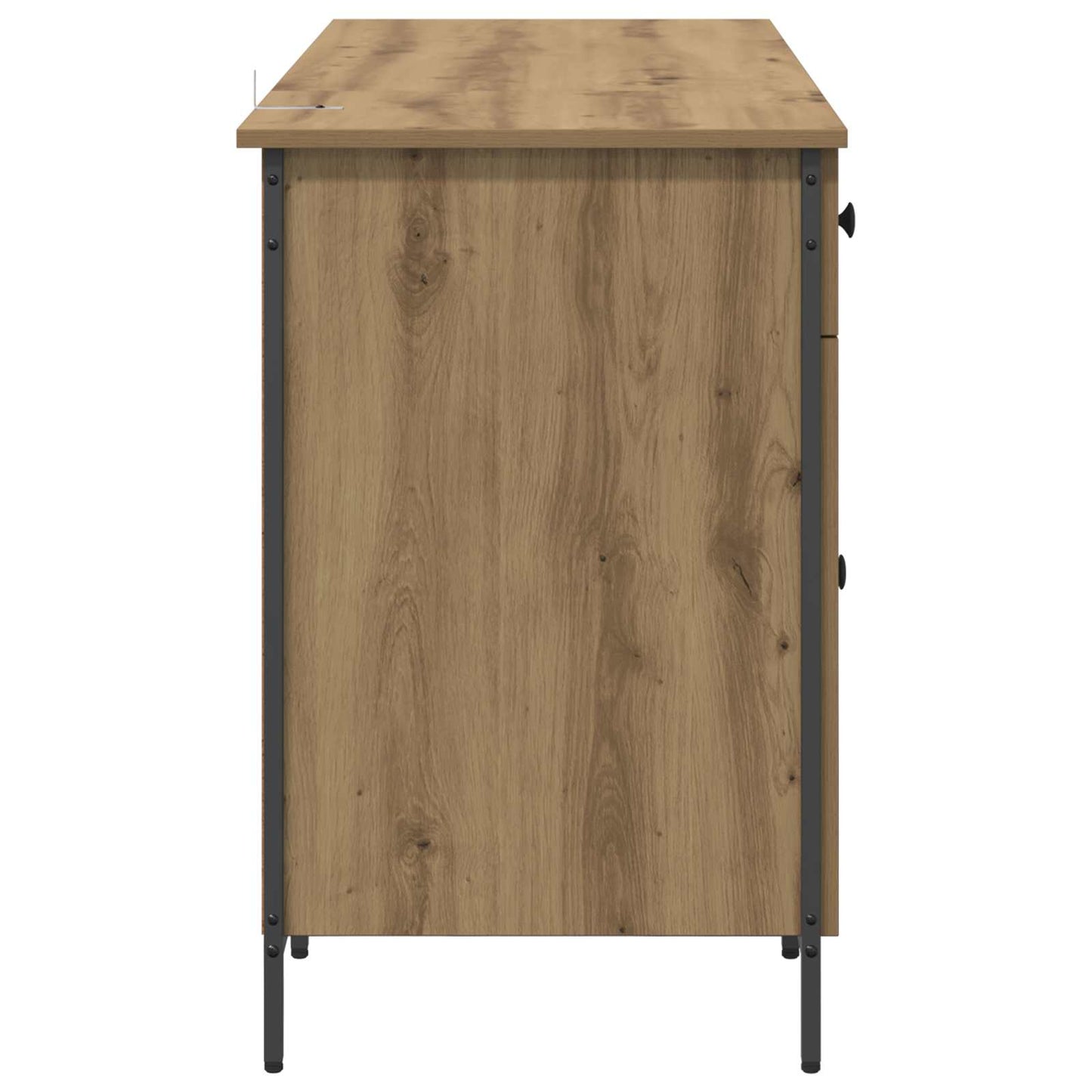vidaXL Γραφείο Υπολογιστή Artisan Oak 131 x 48 x 75 εκ.