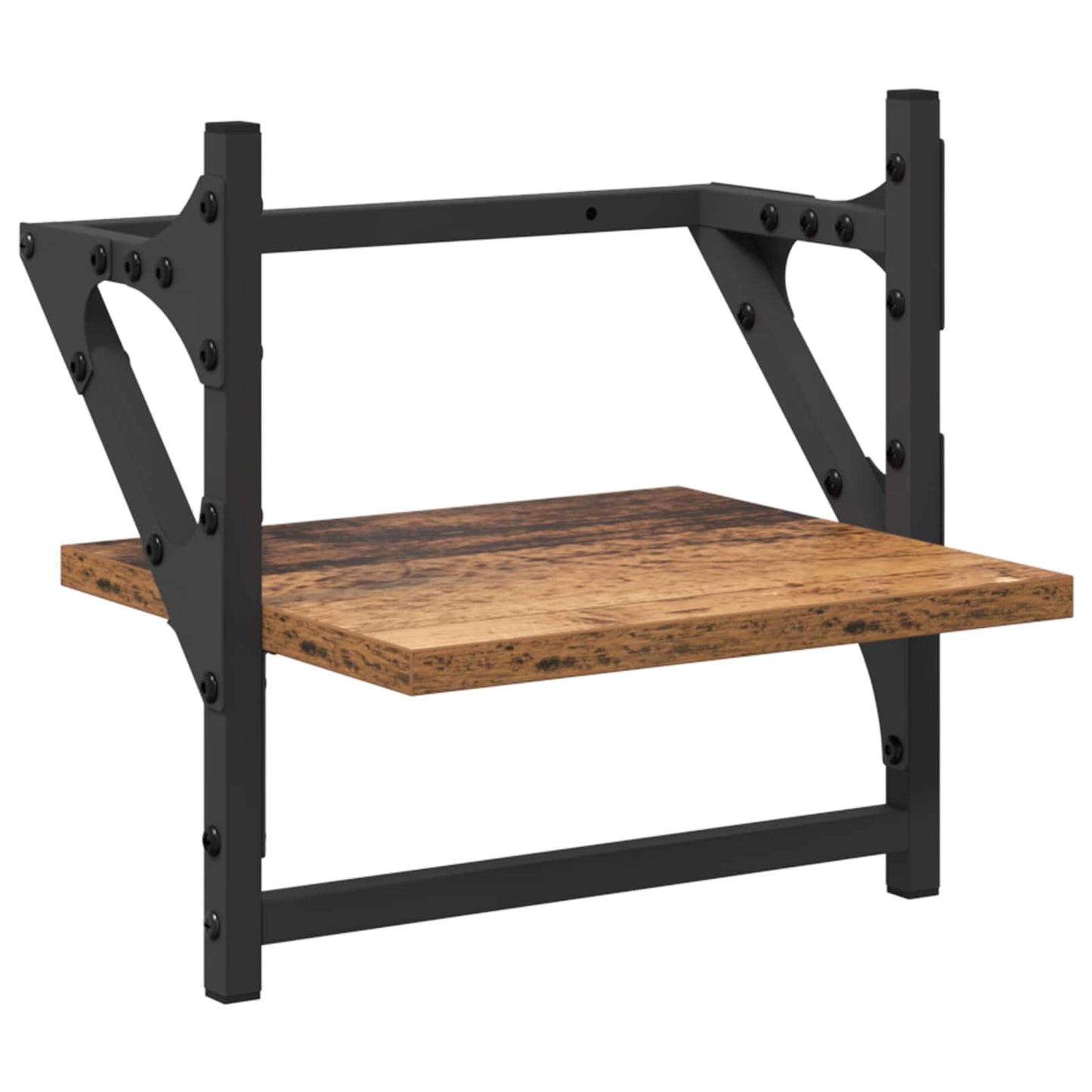vidaXL Σετ ραφιών τοίχου 6 τμχ. Παλιό Ξύλο 100 x 25 x 30 cm