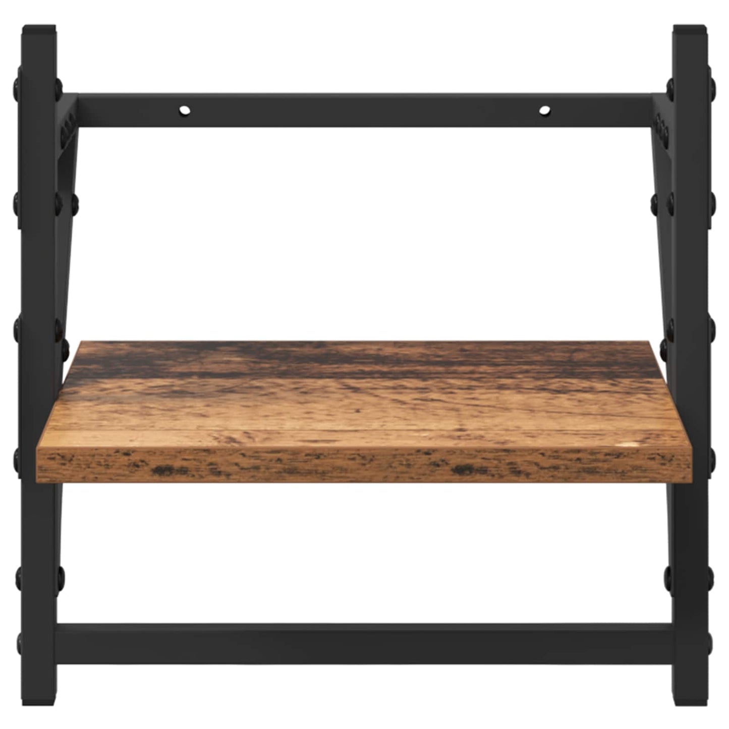 vidaXL Σετ ραφιών τοίχου 6 τμχ. Παλιό Ξύλο 100 x 25 x 30 cm