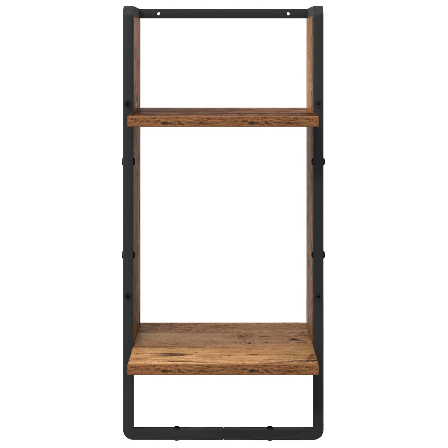 vidaXL Σετ ραφιών τοίχου 4 τμχ. Παλιό Ξύλο 65 x 25 x 30 cm