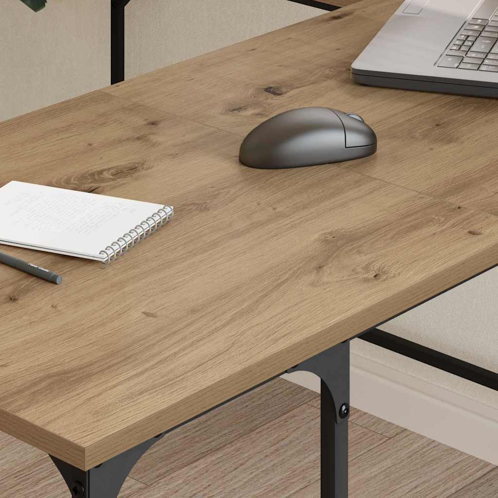 vidaXL Γραφείο Artisan Oak 139 x 139 x 75 εκ. Επεξεργασμένο ξύλο