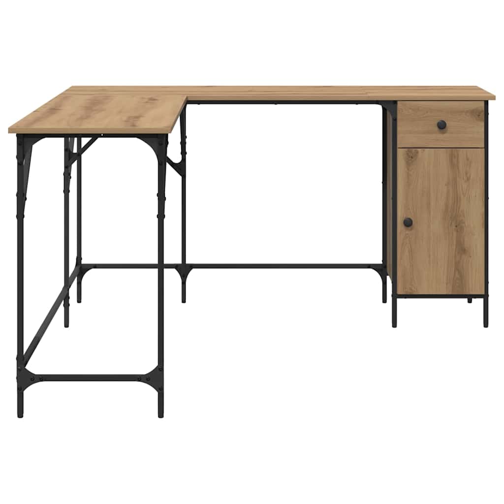 vidaXL Γραφείο Artisan Oak Επεξεργασμένο Ξύλο 141 x 141 x 75 εκ