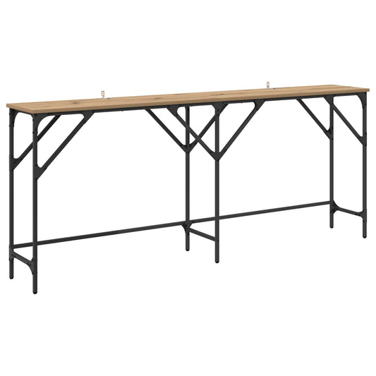 vidaXL Τραπέζι κονσόλας Artisan Oak 180 x 30 x 75 εκ