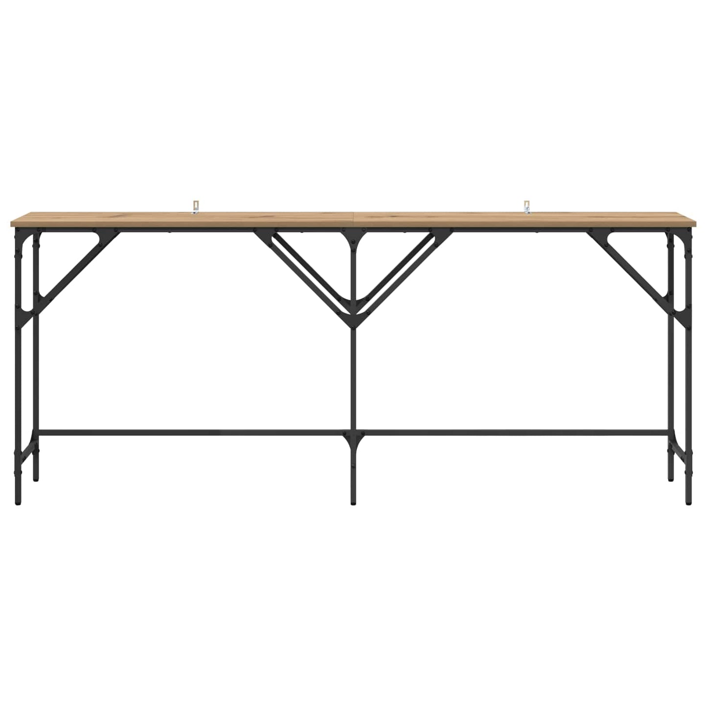 vidaXL Τραπέζι κονσόλας Artisan Oak 180 x 30 x 75 εκ