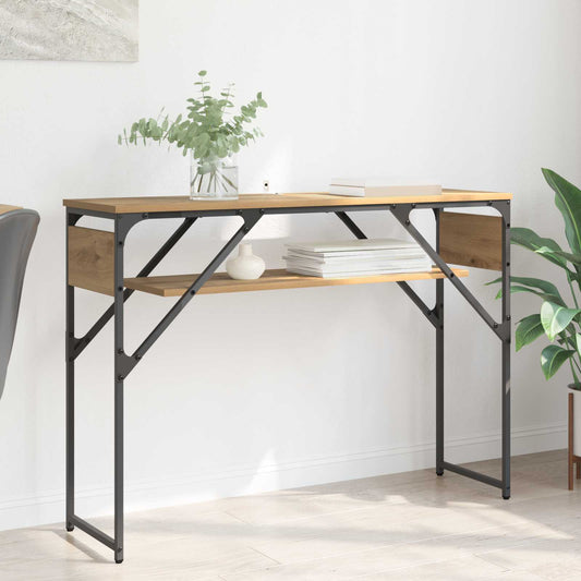 vidaXL ΤραπέζιΚονσόλας Artisan Oak Επεξεργασμένο Ξύλο 105x30x75εκ.
