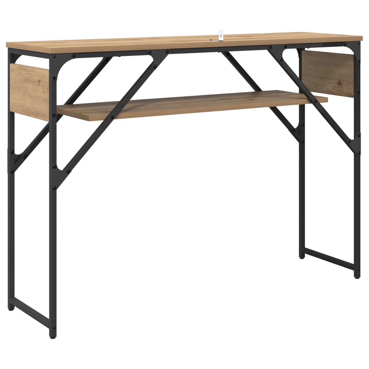 vidaXL ΤραπέζιΚονσόλας Artisan Oak Επεξεργασμένο Ξύλο 105x30x75εκ.