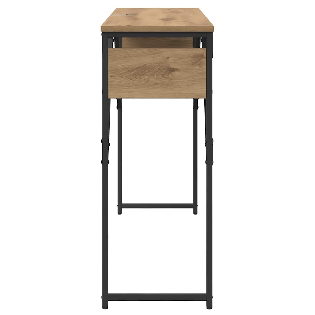vidaXL ΤραπέζιΚονσόλας Artisan Oak 105x30x75εκ. Επεξεργασμένο ξύλο