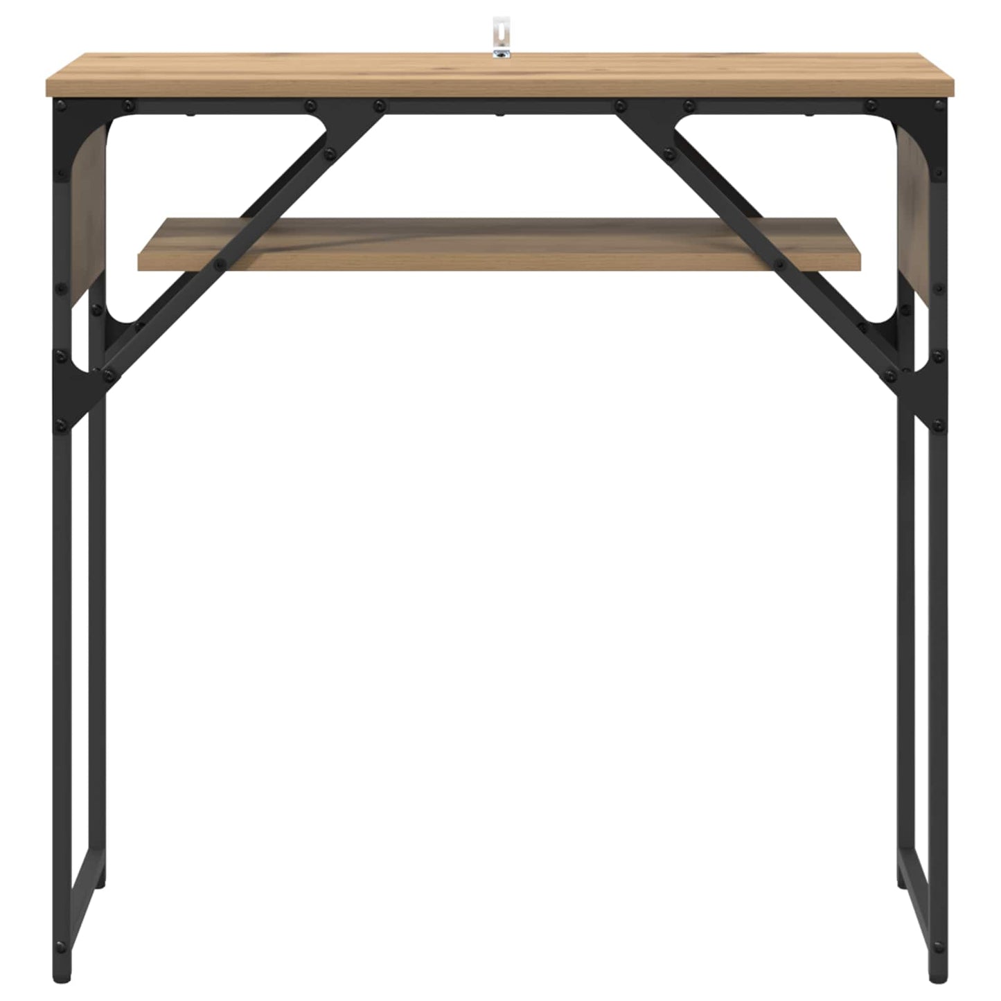 vidaXL ΤραπέζιΚονσόλας Artisan Oak Επεξεργασμένο Ξύλο 75x30x75εκ.