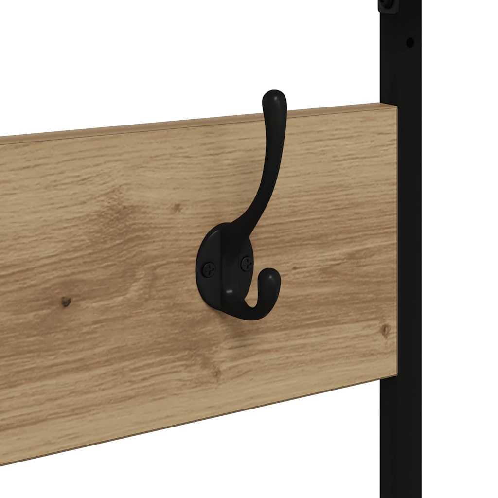 vidaXL Ράφι Ρούχων Artisan Oak 100 x 41 x 184 εκ Επεξεργασμένο ξύλο