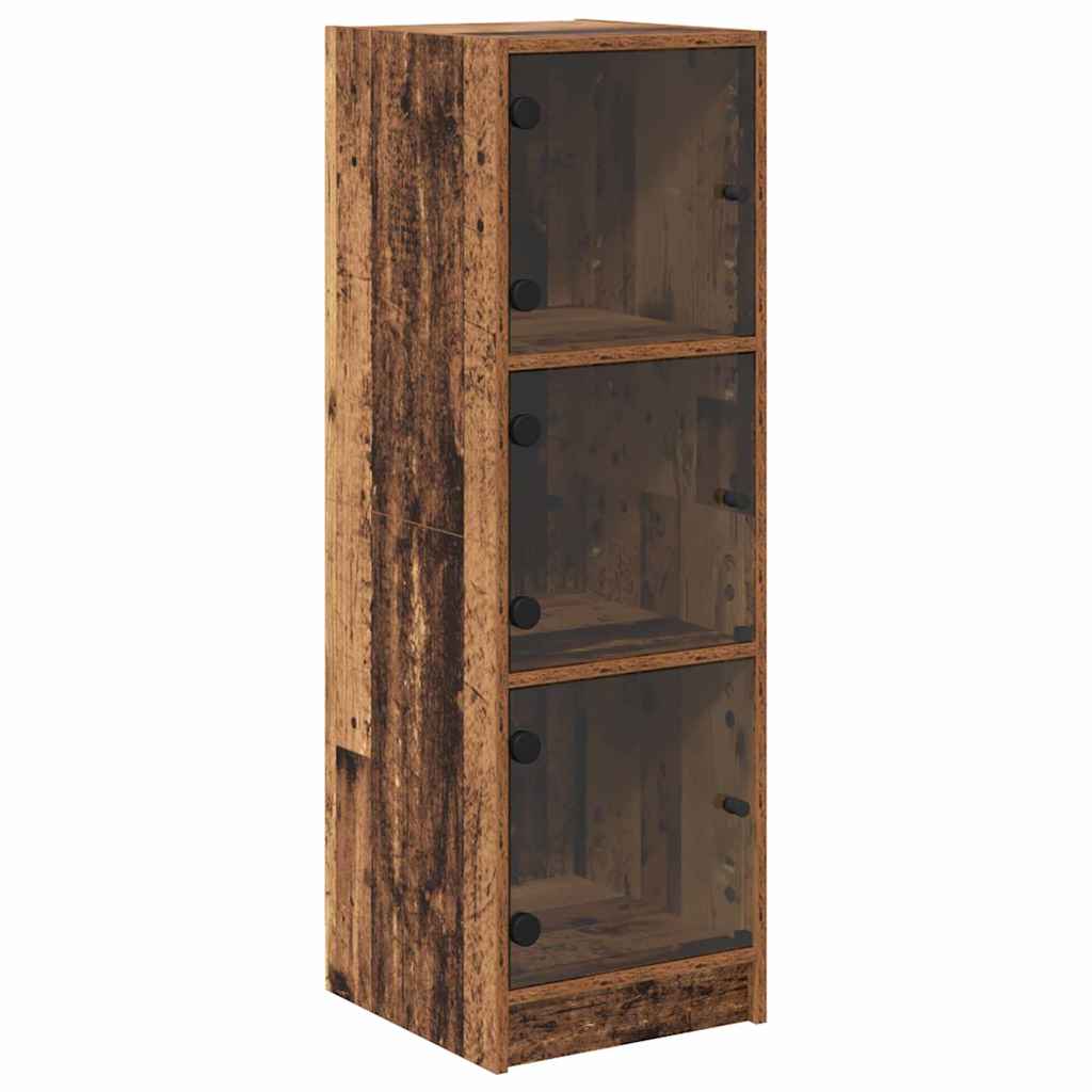 vidaXL Highboard Παλιό Ξύλο 35 x 37 x 109 εκ Επεξεργασμένο ξύλο