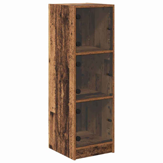 vidaXL Highboard Παλιό Ξύλο 35 x 37 x 109 εκ Επεξεργασμένο ξύλο