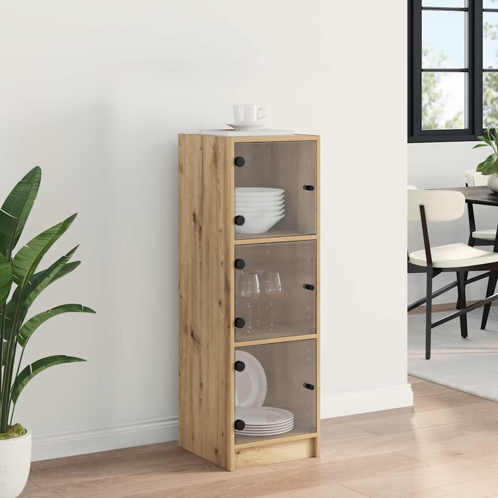 vidaXL Highboard Artisan Oak 35 x 37 x 109 εκ Επεξεργασμένο ξύλο
