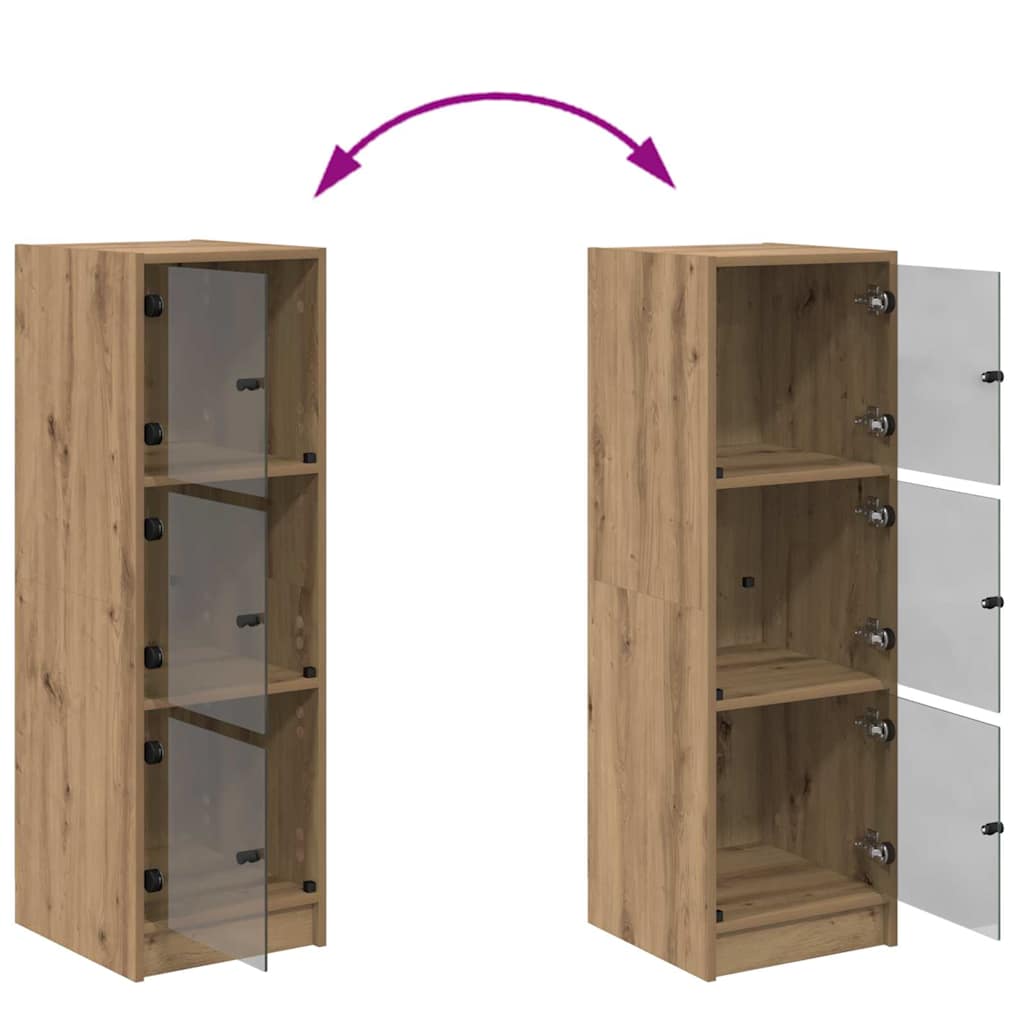 vidaXL Highboard Artisan Oak 35 x 37 x 109 εκ Επεξεργασμένο ξύλο