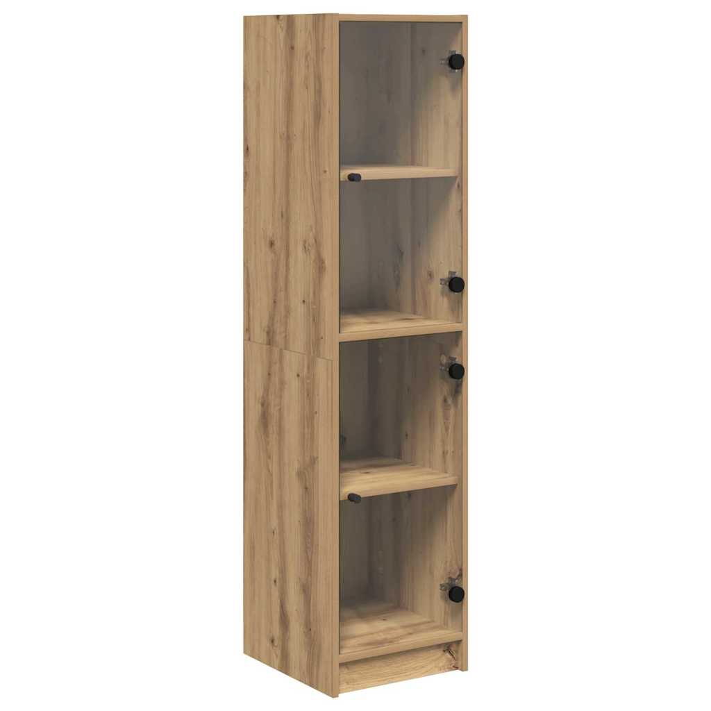 vidaXL Highboard Artisan Oak 35 x 37 x 142 εκ Επεξεργασμένο ξύλο