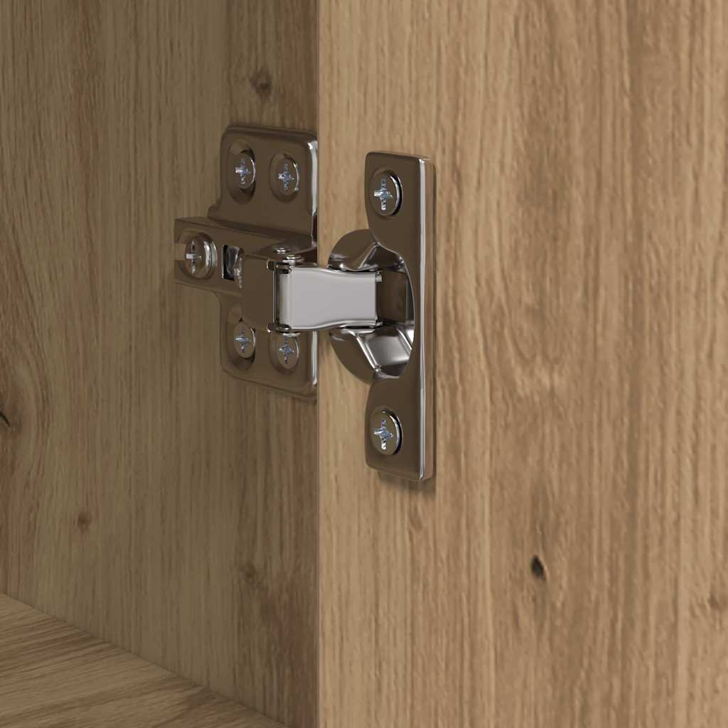 vidaXL Highboard Artisan Oak 35 x 37 x 142 εκ Επεξεργασμένο ξύλο