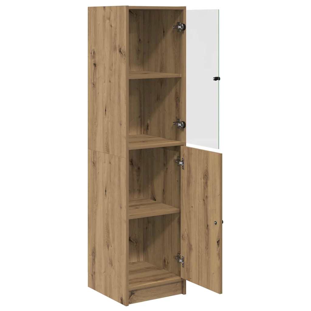 vidaXL Highboard Artisan Oak 35 x 37 x 142 εκ Επεξεργασμένο ξύλο