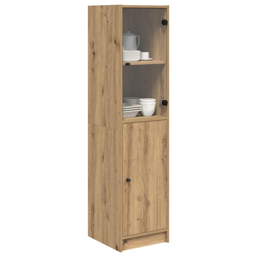 vidaXL Highboard Artisan Oak 35 x 37 x 142 εκ Επεξεργασμένο ξύλο