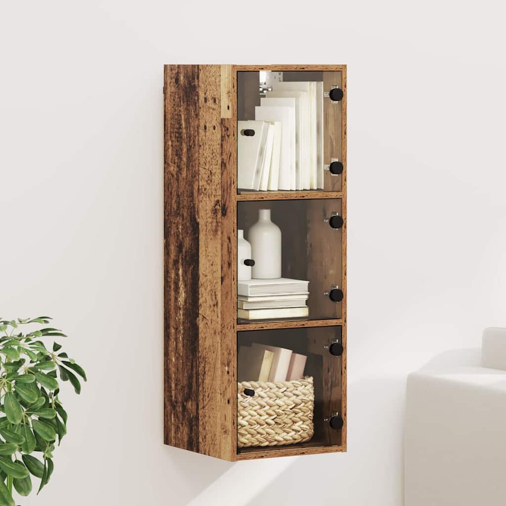 vidaXL Ντουλάπα Τοίχου 35 x 37 x 102 εκ. Επεξεργασμένο Ξύλο Παλιό Ξύλο