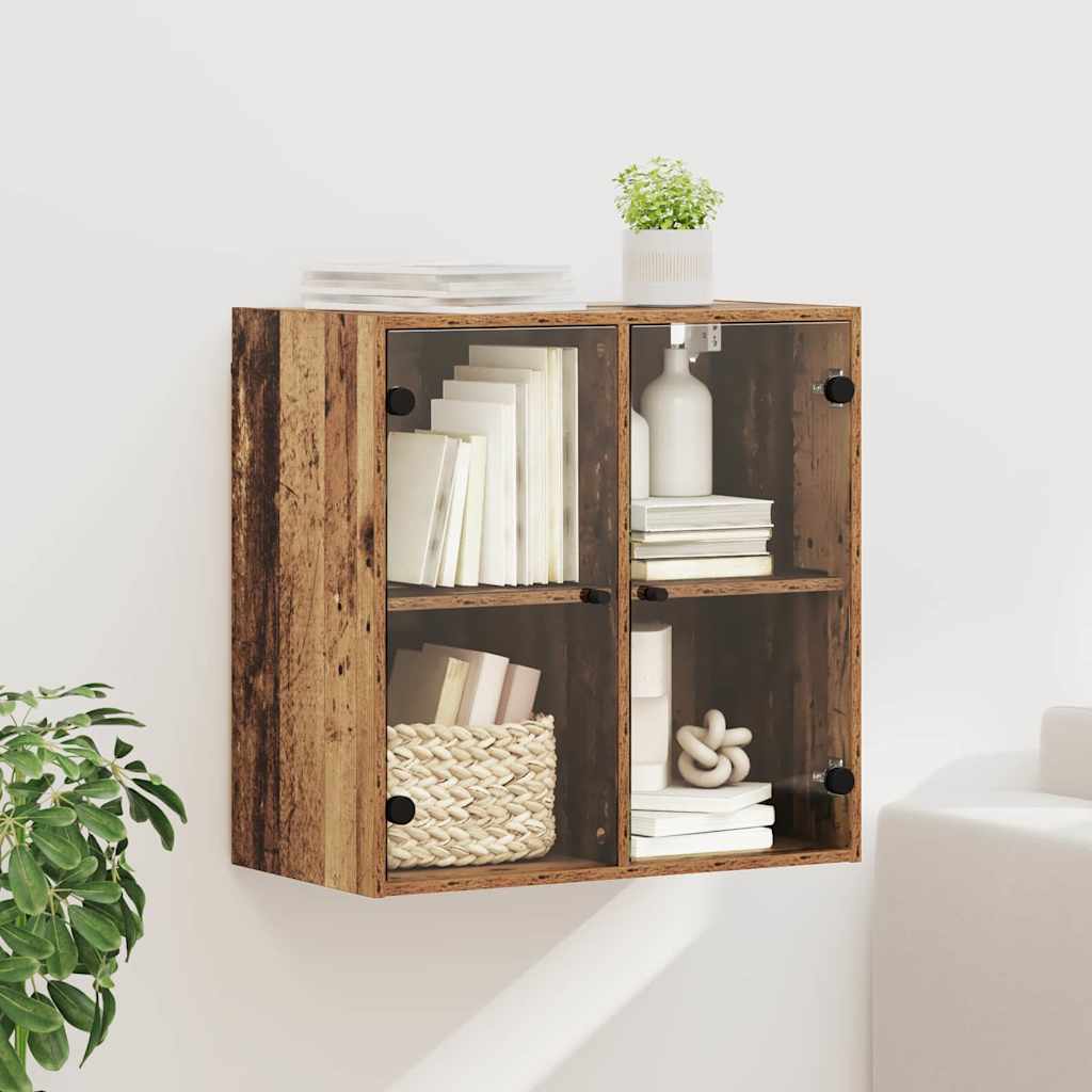 vidaXL Ντουλάπα Τοίχου 68 x 37 x 68,5 εκ Επεξεργασμένο Ξύλο Παλιό Ξύλο