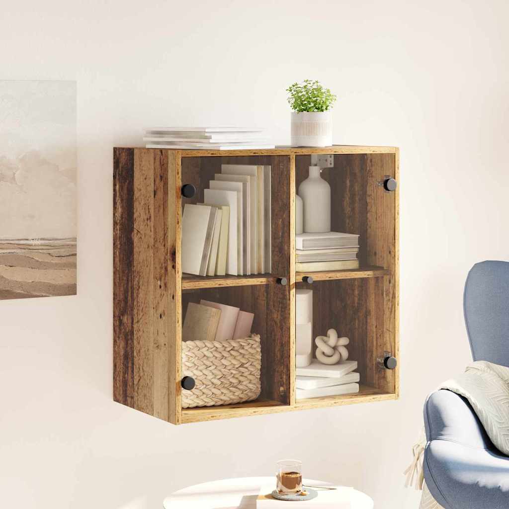 vidaXL Ντουλάπα Τοίχου 68 x 37 x 68,5 εκ Επεξεργασμένο Ξύλο Παλιό Ξύλο