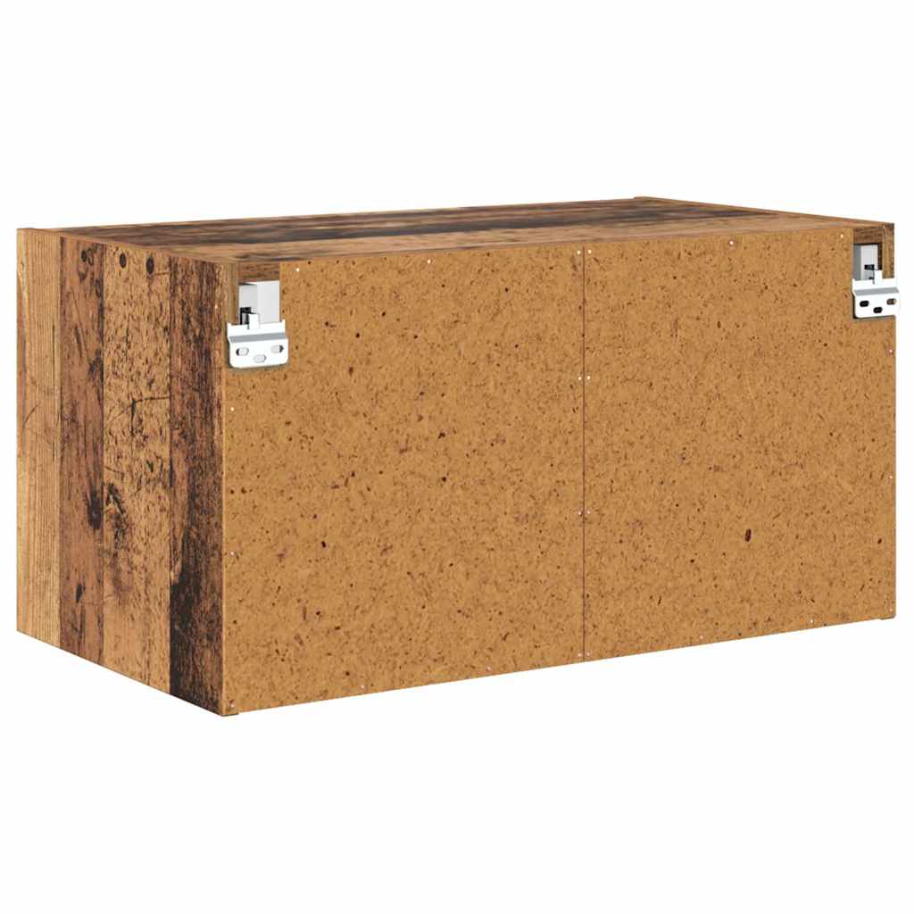 vidaXL Ντουλάπια Τοίχου 2 τμχ. 68 x 37 x 35 εκ Επεξεργασμένο Ξύλο