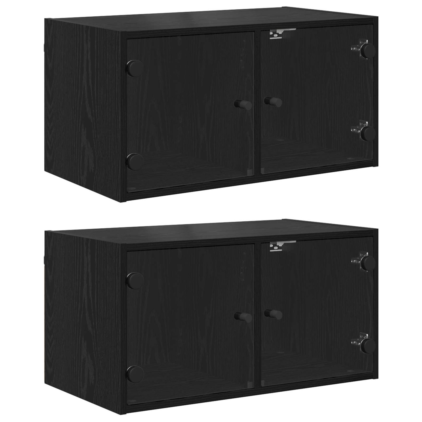 vidaXL Ντουλάπια Τοίχου 2 τμχ. 68 x 37 x 35 εκ Επεξεργασμένο Ξύλο