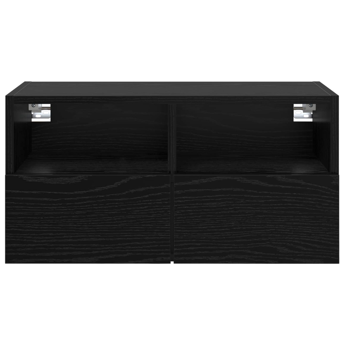 vidaXL Ντουλάπι Τηλεόρασης Τοίχου 60 x 30 x 30 cm Μαύρη Οξυά