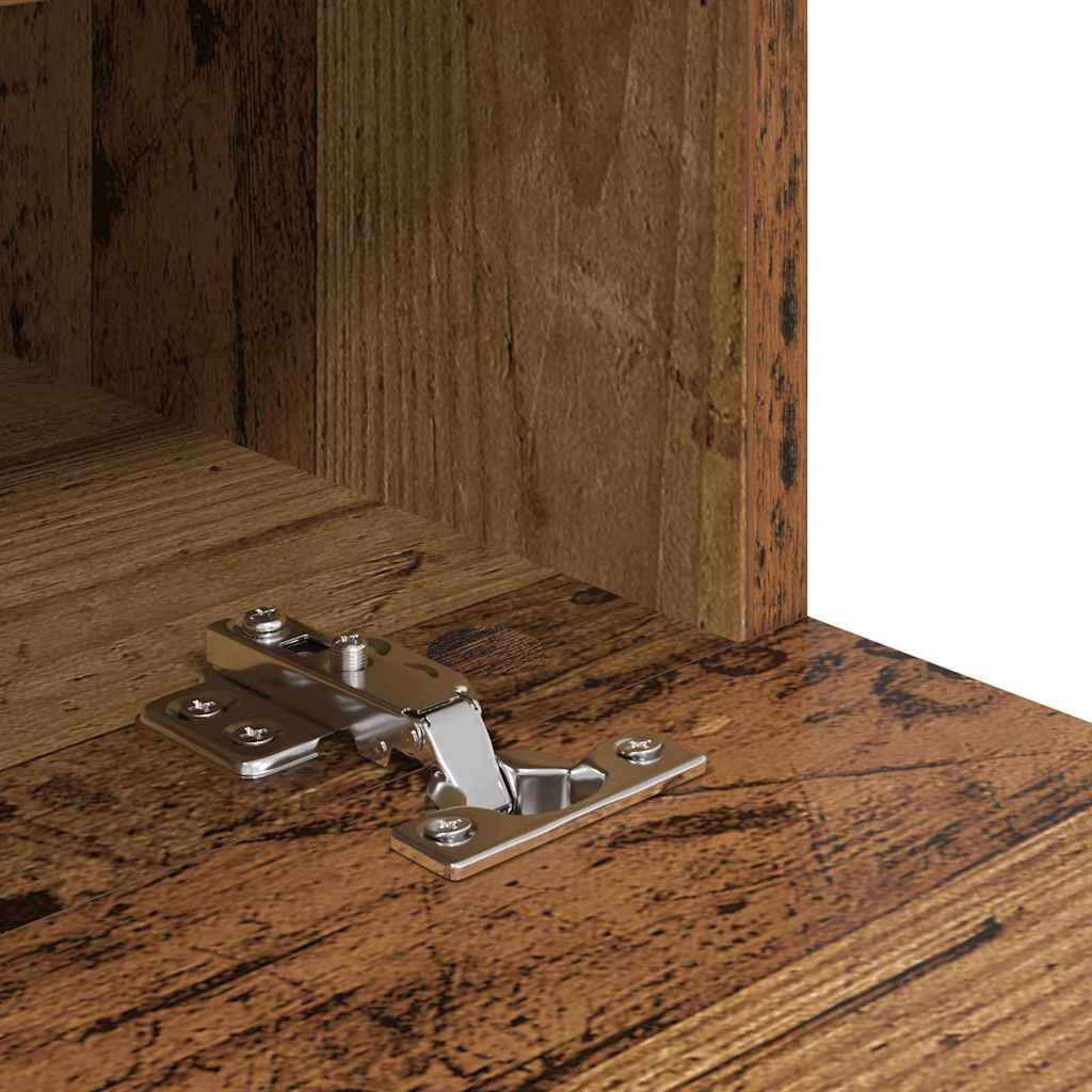 vidaXL Βάσεις τηλεόρασης Επιτοίχιο 2 pcs Παλιό Ξύλο 80 x 30 x 30 εκ