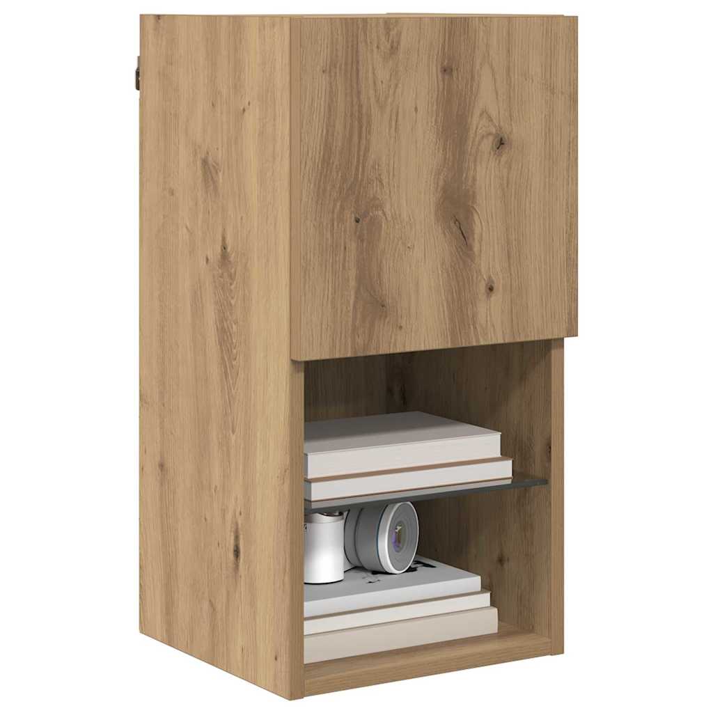 vidaXL Τοίχου ντουλάπες τηλεόρασης Επιτοίχιο 2 pcs Artisan Oak