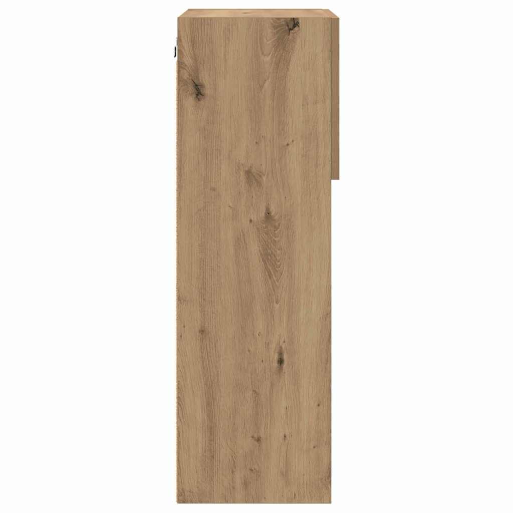 vidaXL Κρεμαστός θρανίο τηλεόρασης Artisan Oak 40,5 x 30 x 90 εκ