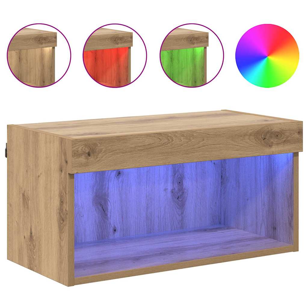 vidaXL Ντουλάπι TV Artisan Oak 60 x 30 x 30 cm Επεξεργασμένο ξύλο