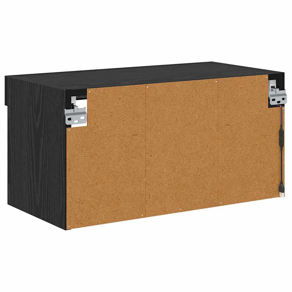 vidaXL Ντουλάπι TV Μαύρη Οξυά 60 x 30 x 30 cm Επεξεργασμένο ξύλο