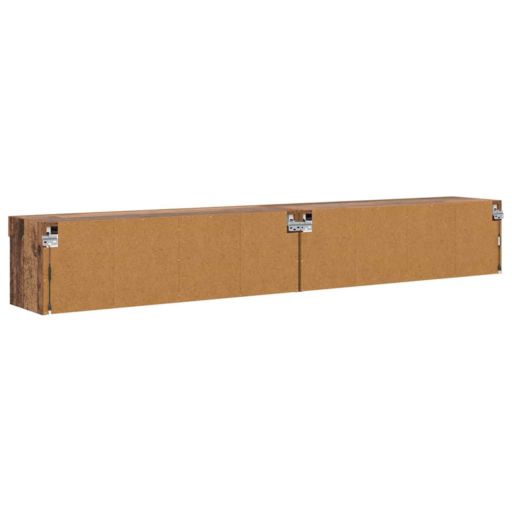 vidaXL Βάσεις τηλεόρασης Panama 2 pcs Παλιό ξύλο 100 x 30 x 30 cm