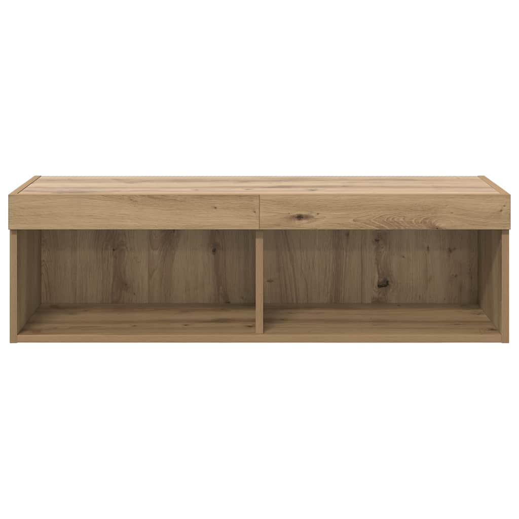 vidaXL Ντουλάπι Τηλεόρασης Τοίχου Panama Artisan Oak 100 x 30 x 30 cm