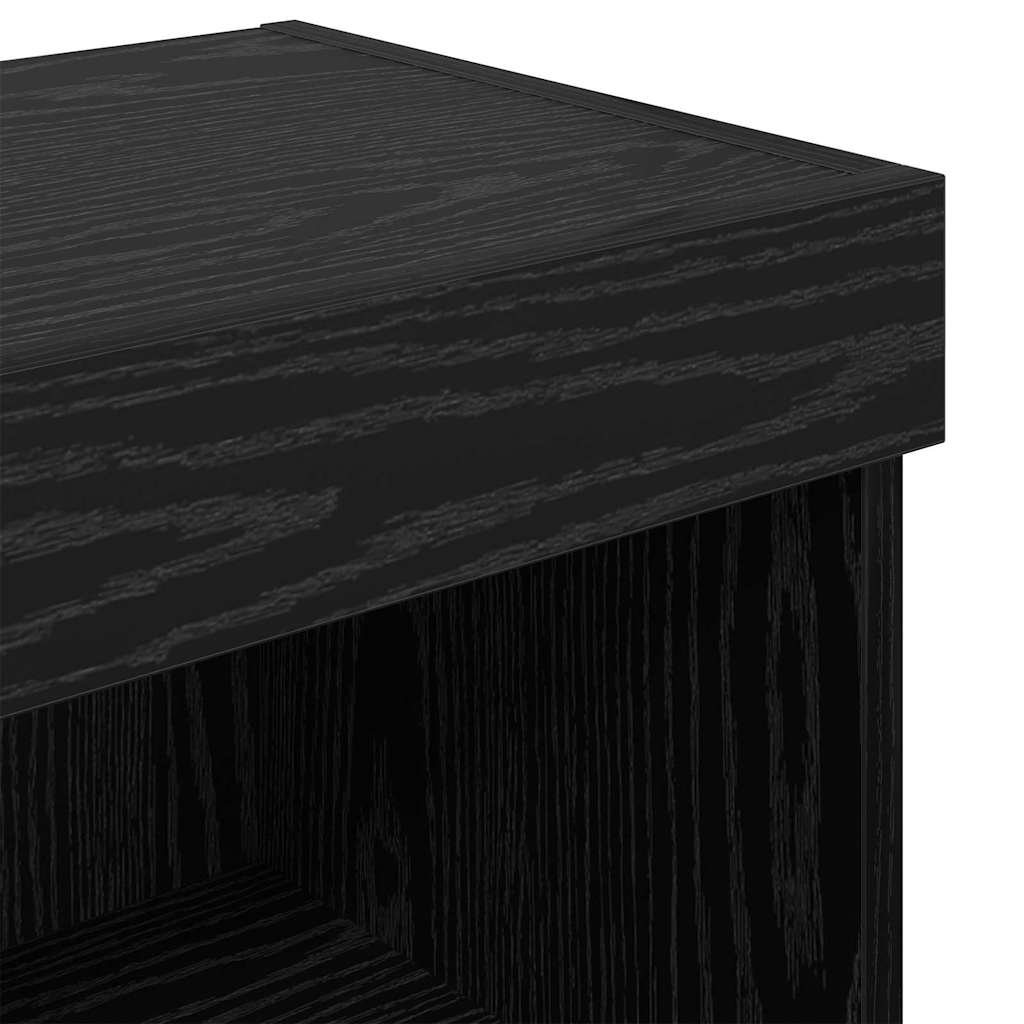 vidaXL Βάσεις τηλεόρασης Panama 2 pcs Μαύρη Οξυά 100 x 30 x 30 cm