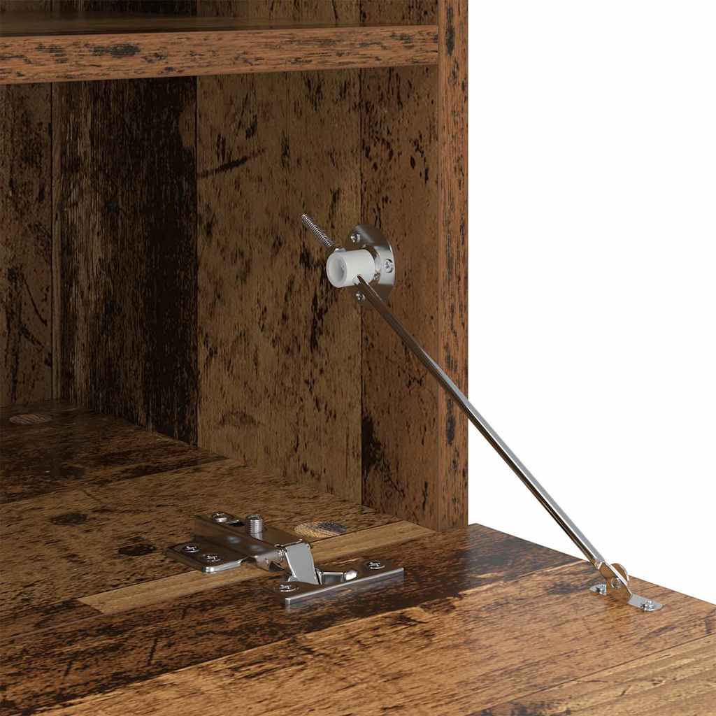 vidaXL Ντουλάπι Τηλεόρασης Τοίχου Επιτοίχιο Παλιό Ξύλο 40 x 30 x 40 εκ