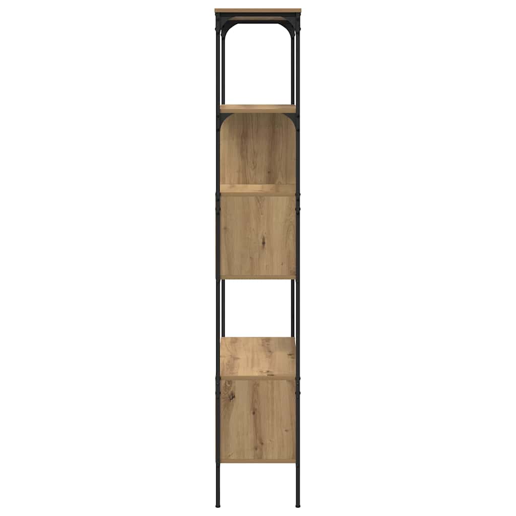 vidaXL Βιβλιοθήκη Artisan Oak 76 x 33 x 188,5 εκ Επεξεργασμένο ξύλο