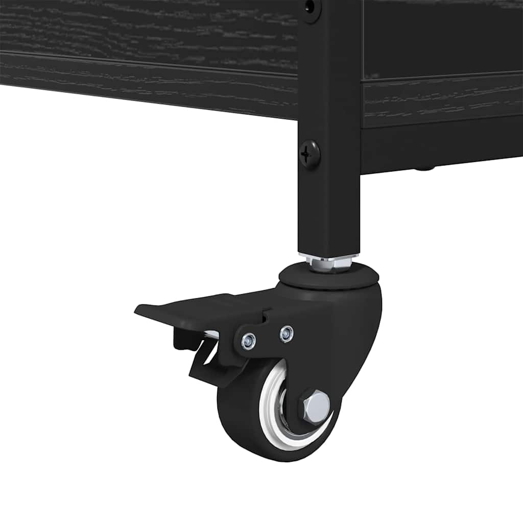 vidaXL Τραπεζάκι σαλονιού Μαύρη Οξυά 91 x 55 x 32 εκ