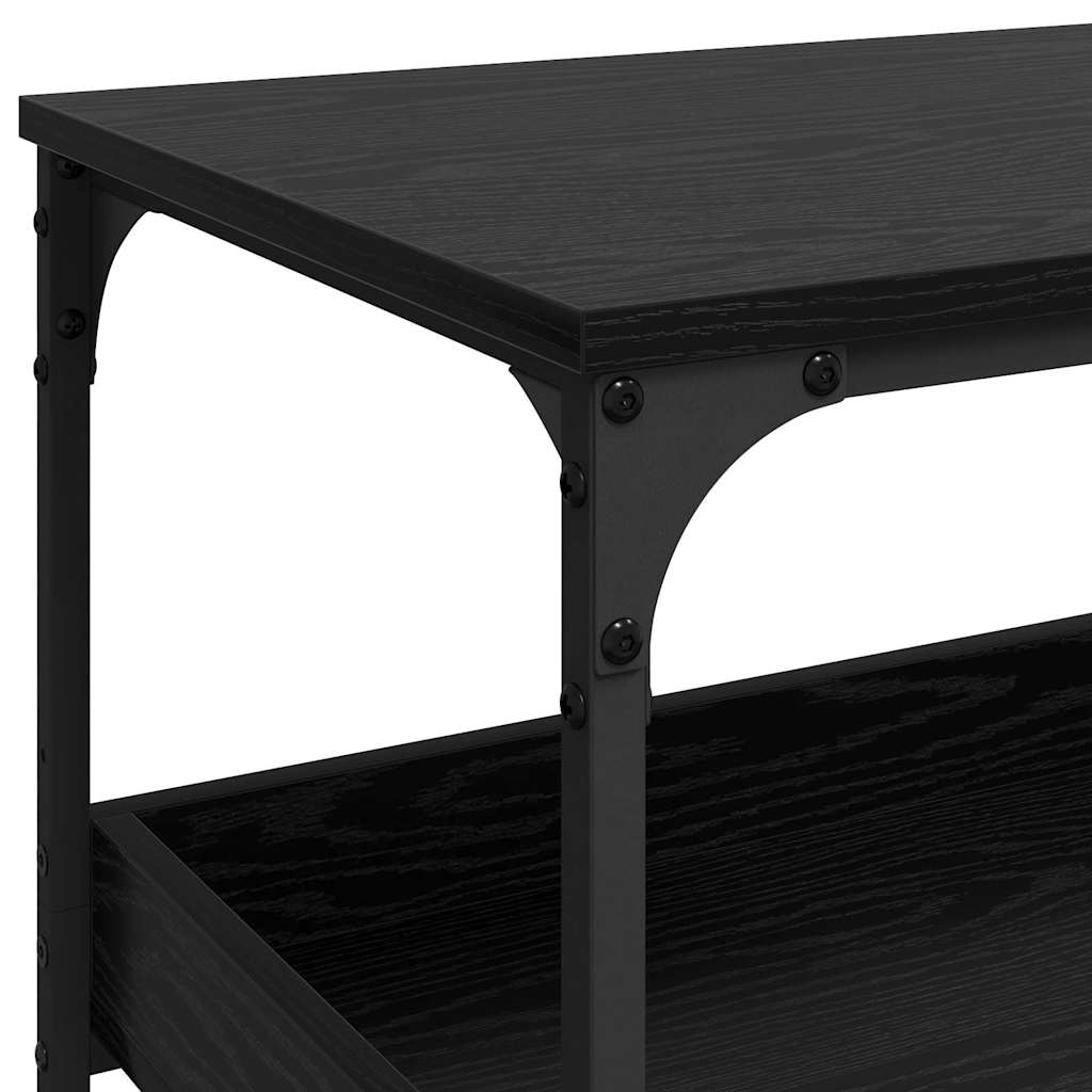 vidaXL Καρότσι Κουζίνας Μαύρη Οξυά 60 x 41 x 80.5 εκ.