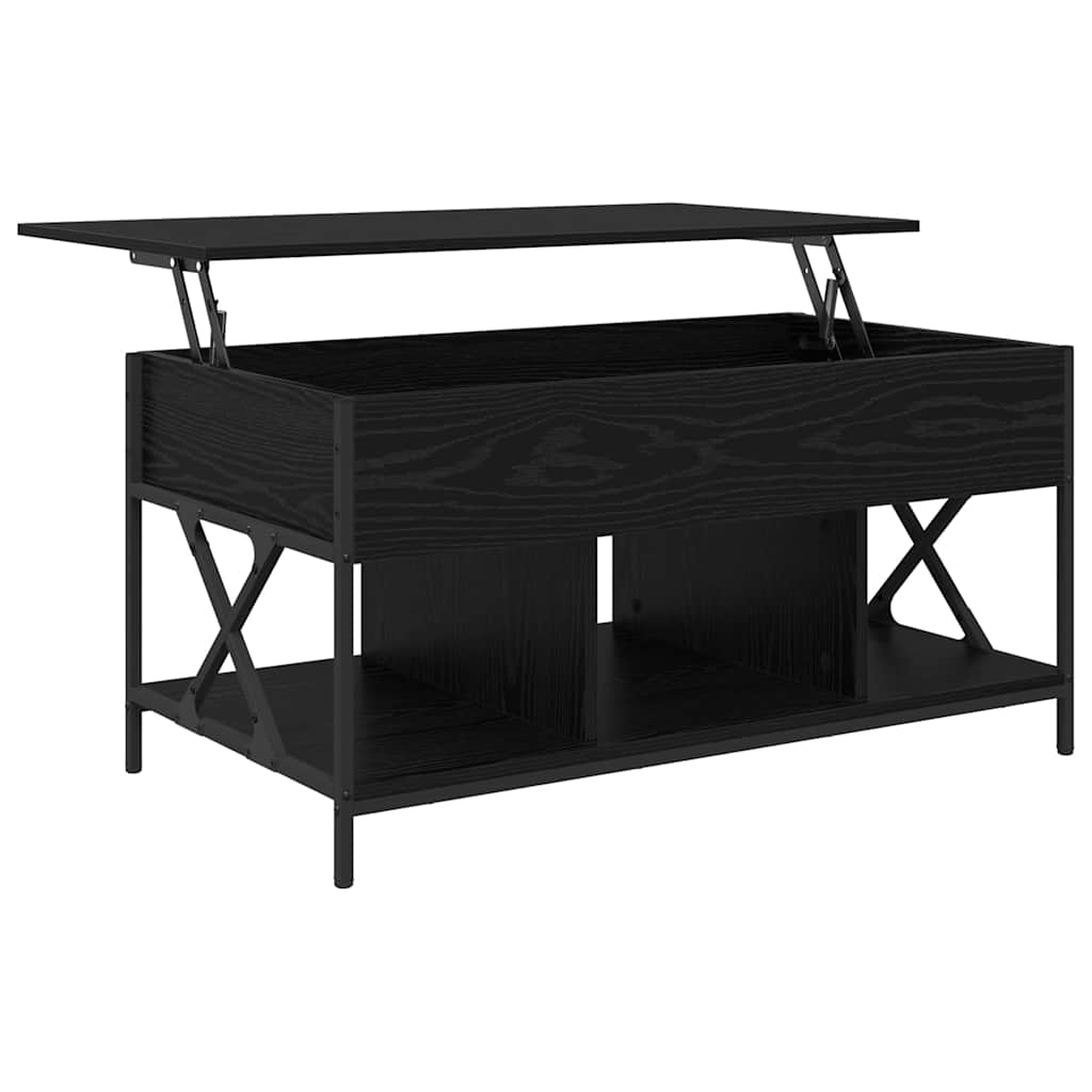 vidaXL Τραπεζάκι σαλονιού Μαύρη Οξυά 100 x 55 x 48.5 εκ