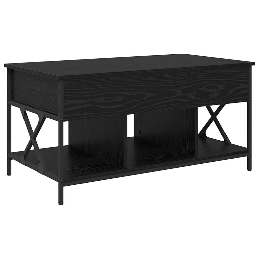 vidaXL Τραπεζάκι σαλονιού Μαύρη Οξυά 100 x 55 x 48.5 εκ