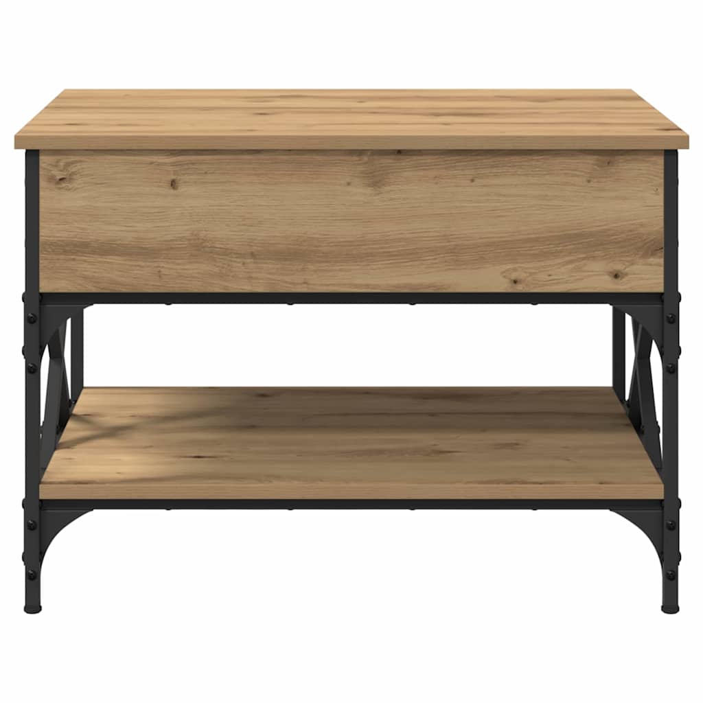 vidaXL Τραπεζάκι σαλονιού Artisan Oak 70x50x50εκ Επεξεργασμένο ξύλο