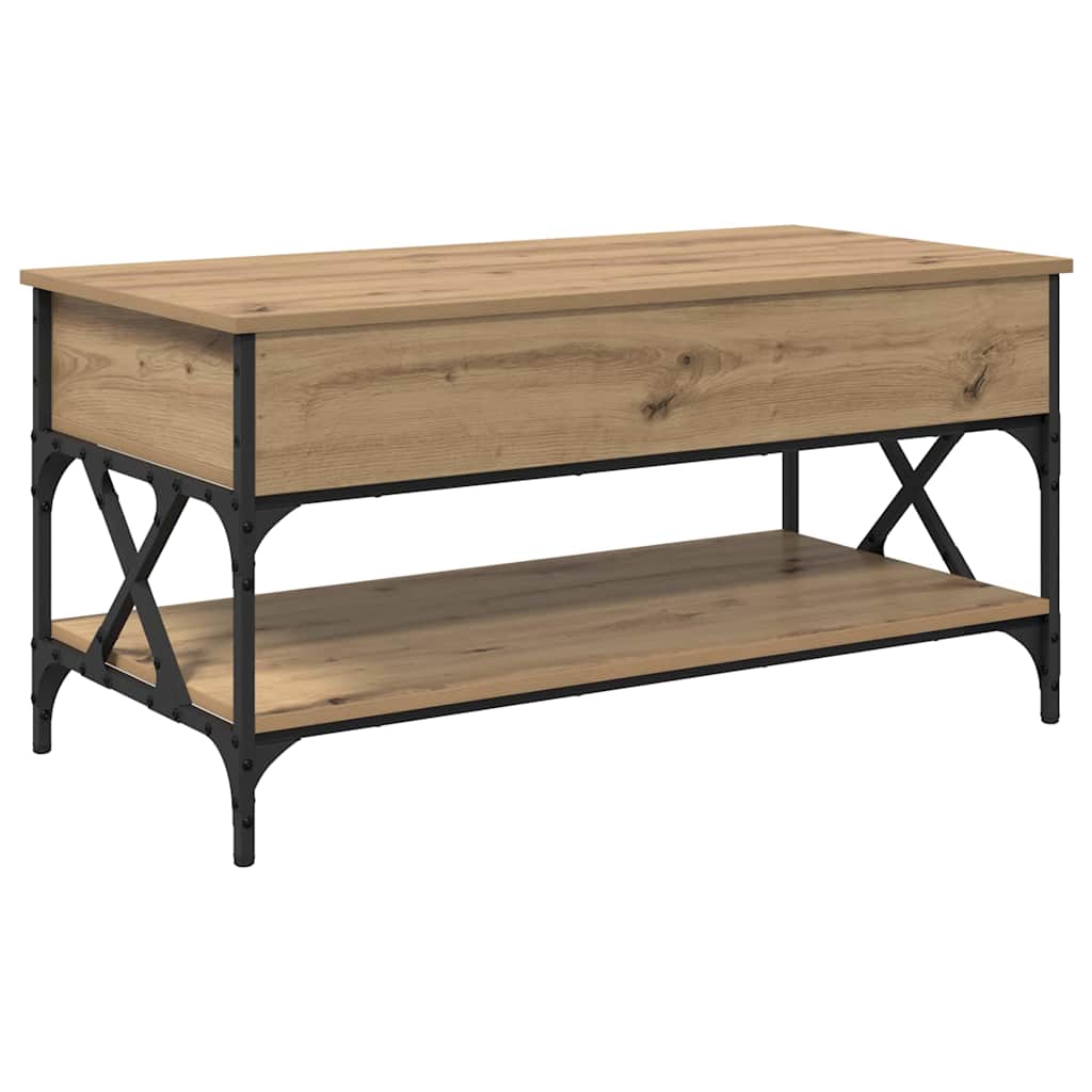 vidaXL Τραπεζάκι σαλονιού Artisan Oak 100 x 50 x 50 cm