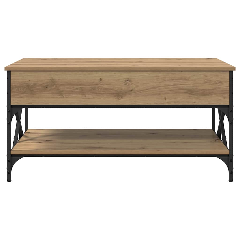 vidaXL Τραπεζάκι σαλονιού Artisan Oak 100 x 50 x 50 cm