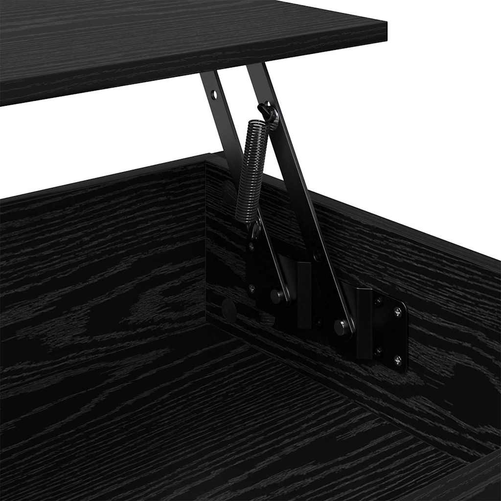 vidaXL Τραπεζάκι σαλονιού Μαύρη Οξυά 100 x 50 x 50 cm