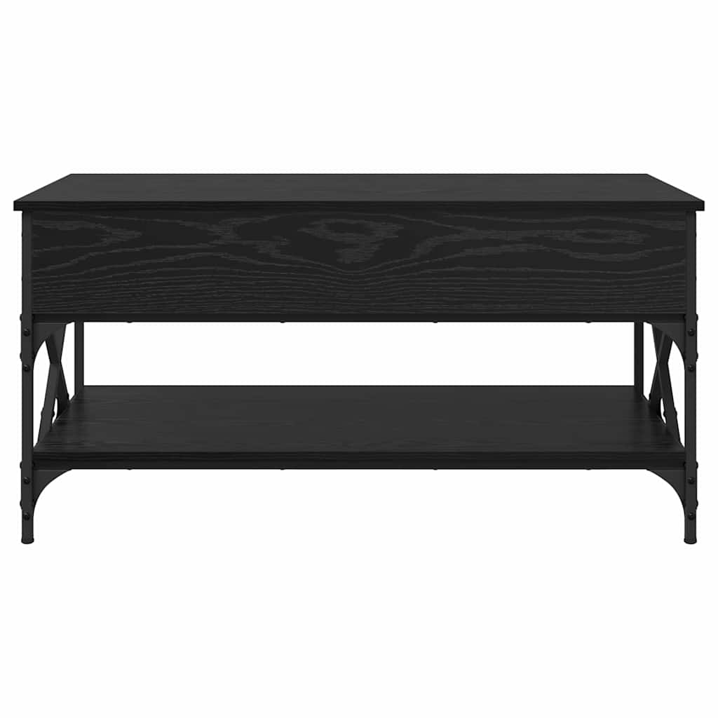 vidaXL Τραπεζάκι σαλονιού Μαύρη Οξυά 100 x 50 x 50 cm