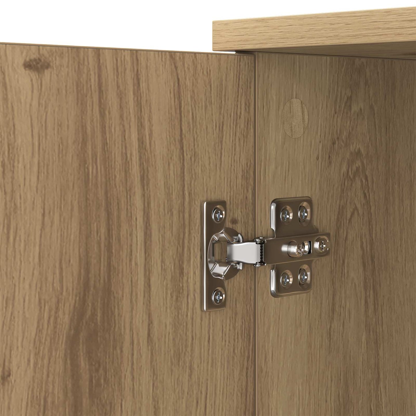 vidaXL Πλαϊνό γραφείο Artisan Oak 59 x 39 x 80 εκ. Επεξεργασμένο ξύλο